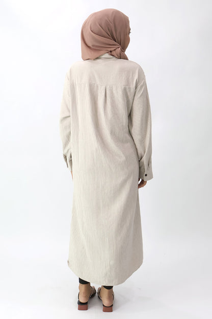 L/S Wrap Shirt Dress