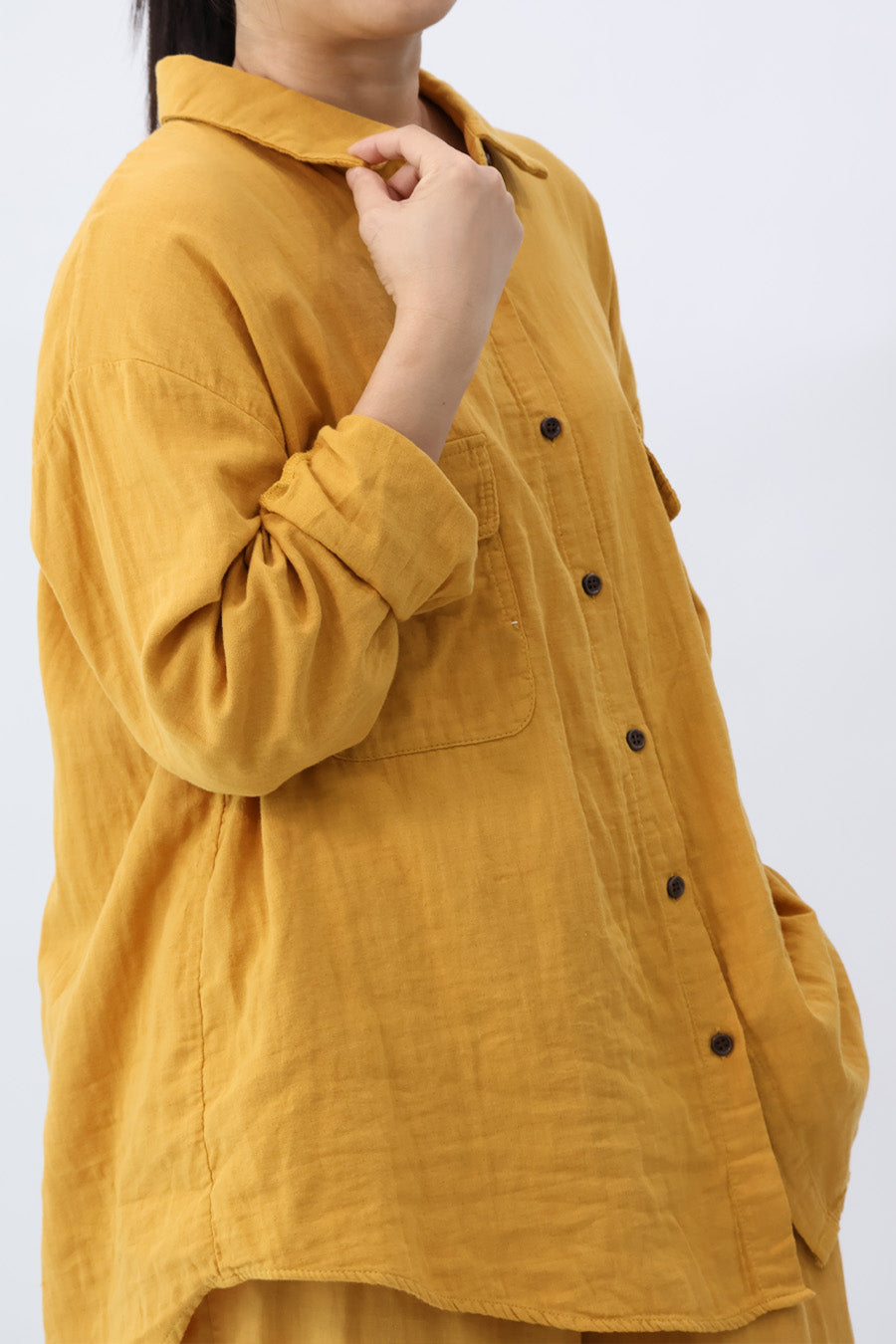 Long Sleeve Front Pockets Shirt