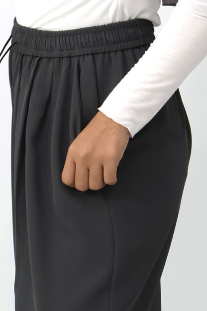 Drawstring Wide Leg Pants